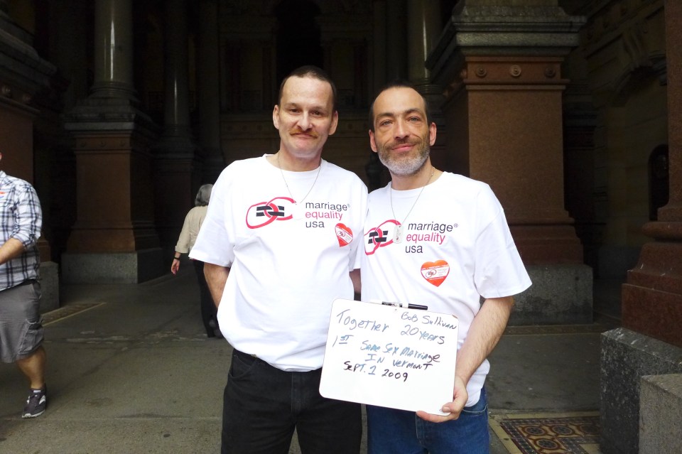 Philadelphia Bill and Bob (first VT civil union)