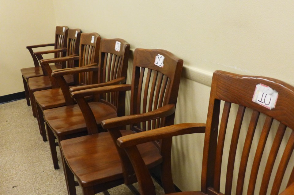 Philadelphia Orphan's Court numbered chairs