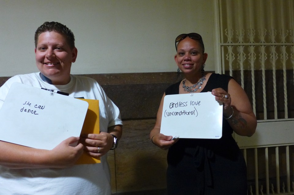 Philadelphia Sharon and Leeann show us